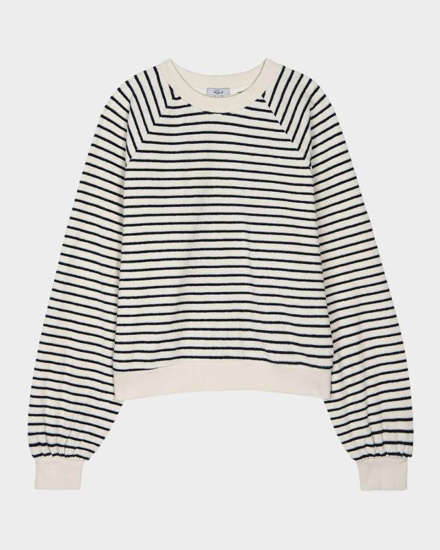 Theron Striped Cotton Sweatshirt